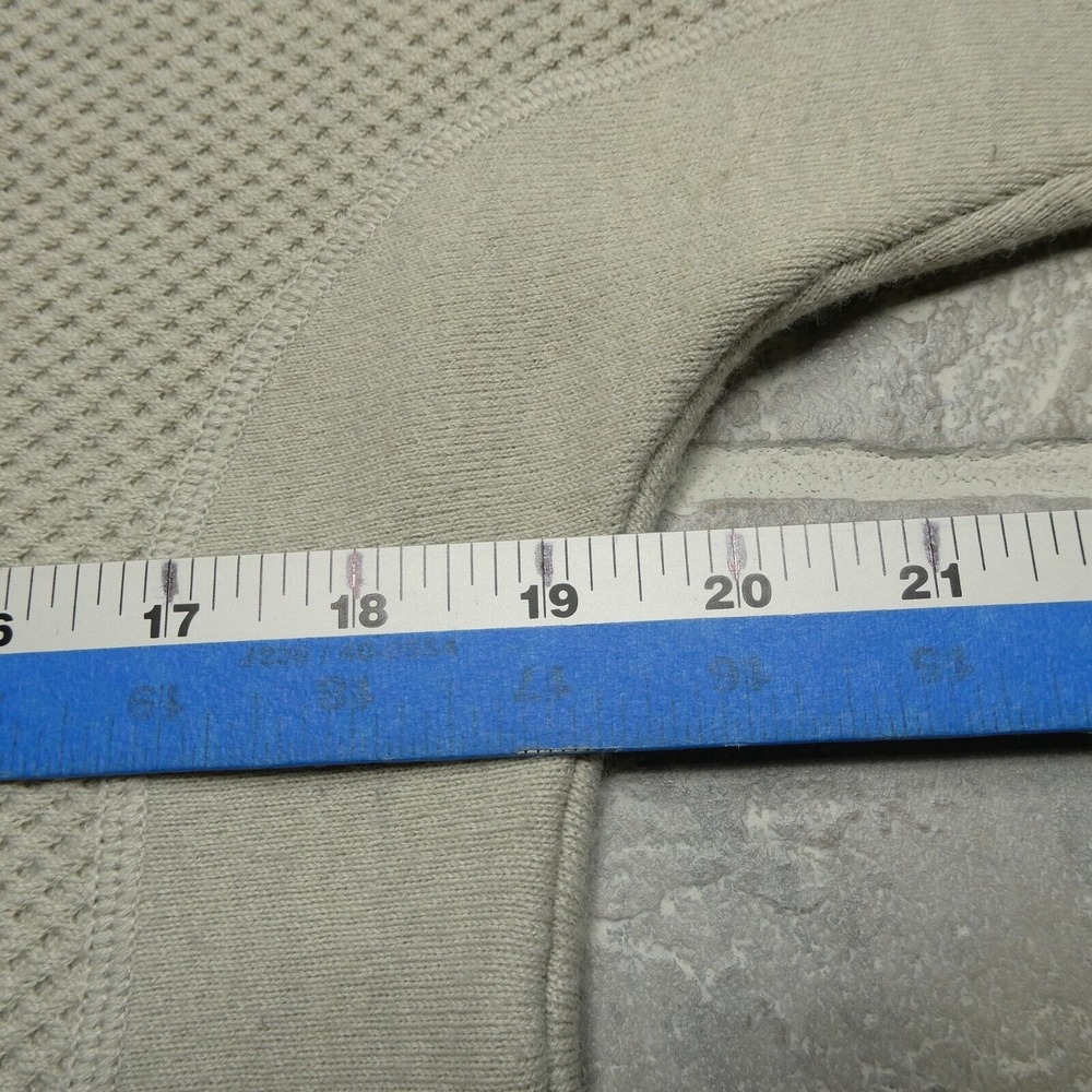 Athleta Sweater Womens 2XS Gray Waffle Knit Merino Wool Blend Soft Feel Athletic - Picture 6 of 7